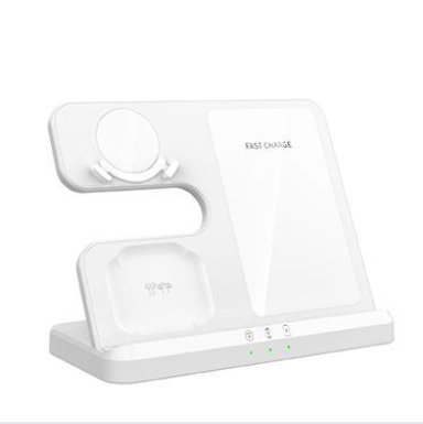 Triple Wireless Charging Stand for Phone Watch Earbuds