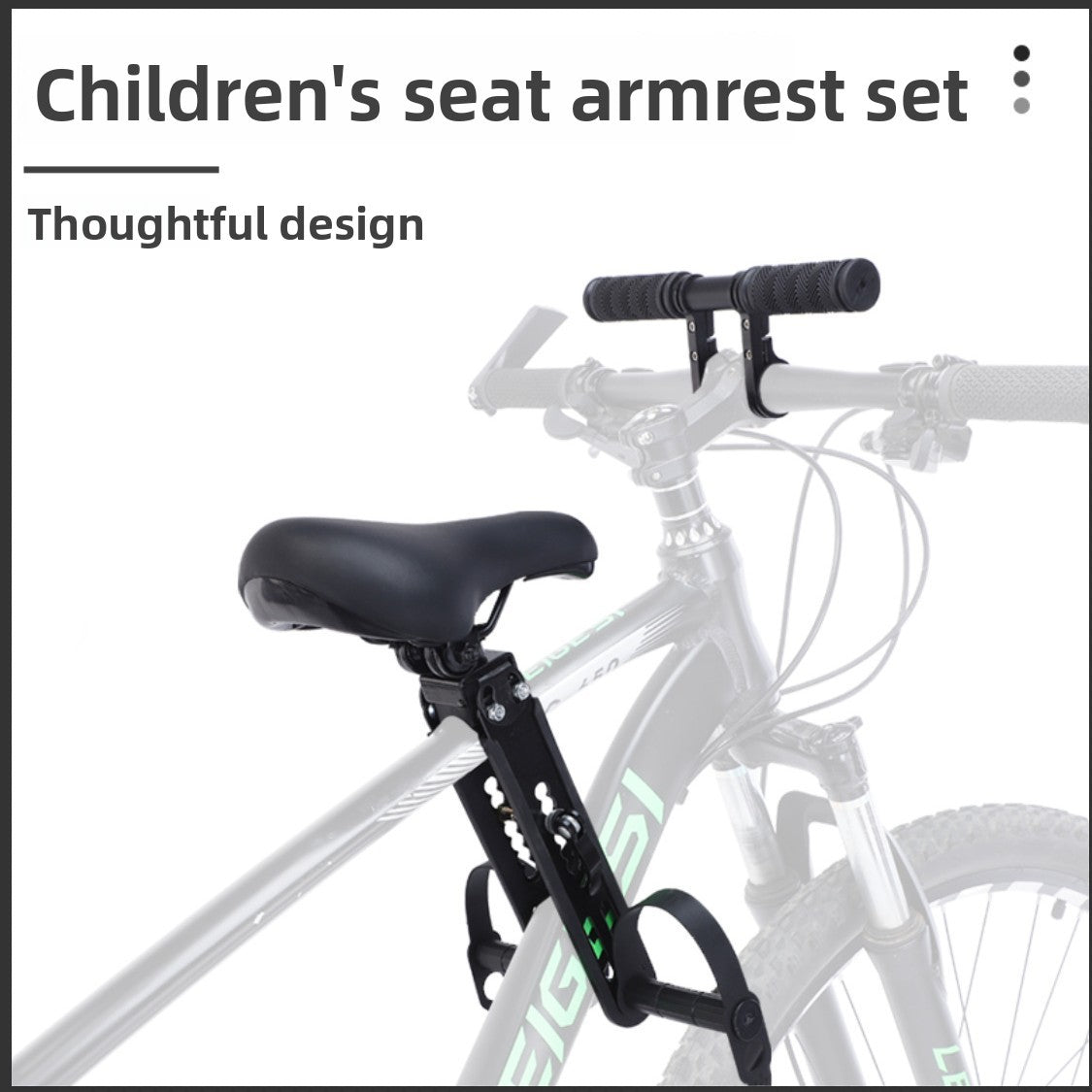 Front Mount Child Bike Seat with Quick Release