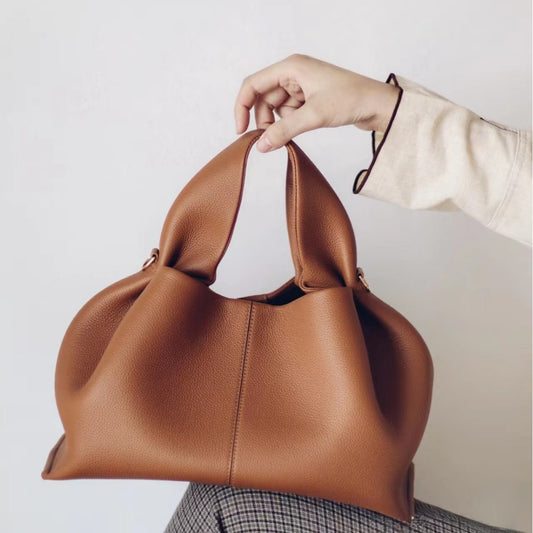 Polene Cloud Leather Crossbody Bag
