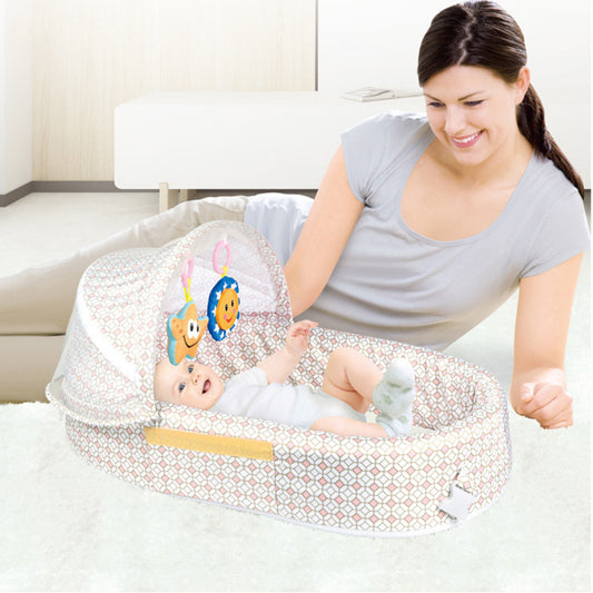 Foldable Portable Baby Bed with Mosquito Net