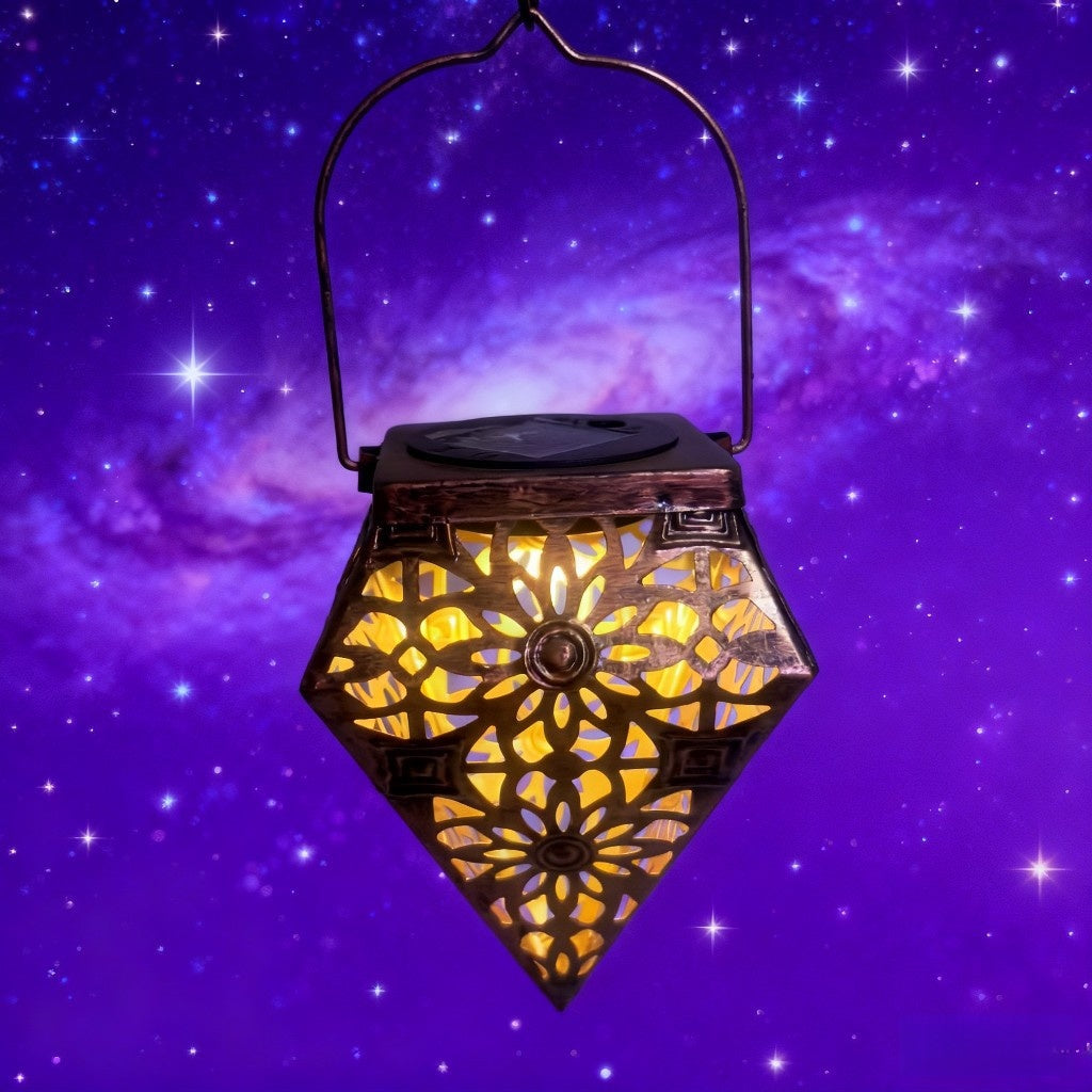 Solar Powered 3D Hollow Decorative Light