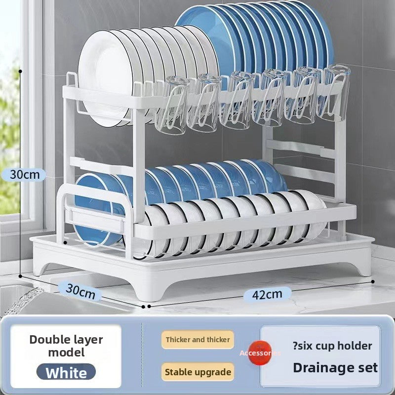 Kitchen Bowl and Plate Storage Rack