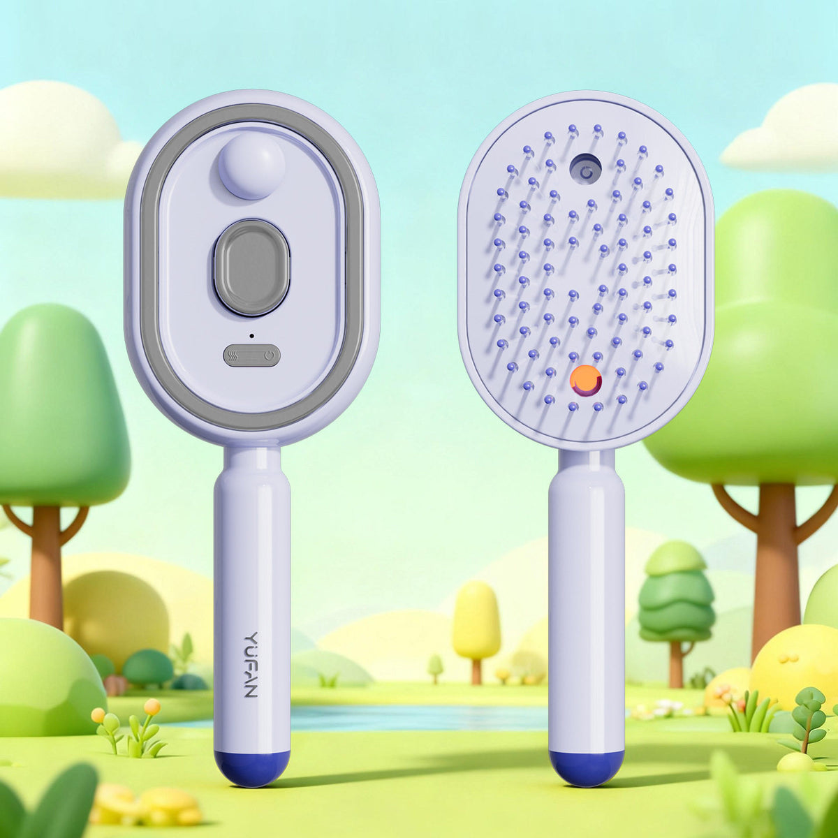 Electric Spray Airbag Massage Comb