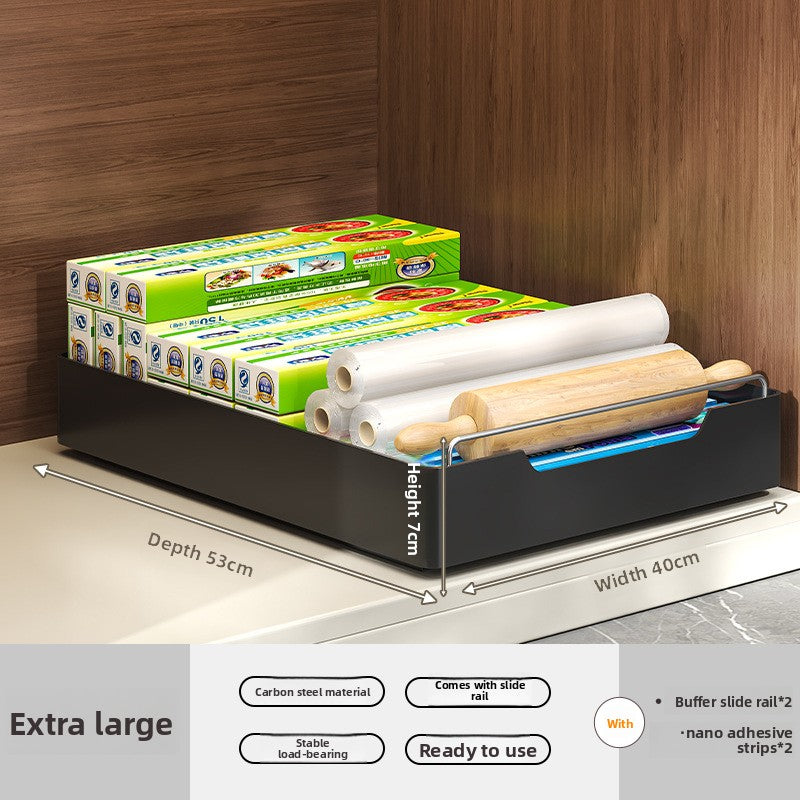 Pull-out Kitchen Cabinet Storage Drawer Organizer