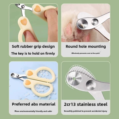 Pet Nail Clippers with Safety Cover