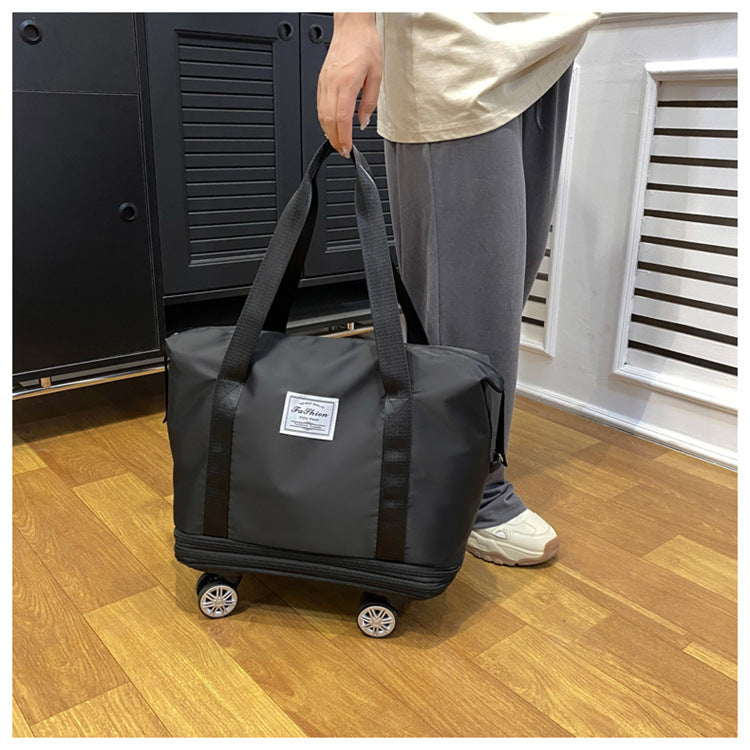Large-capacity expandable luggage bag