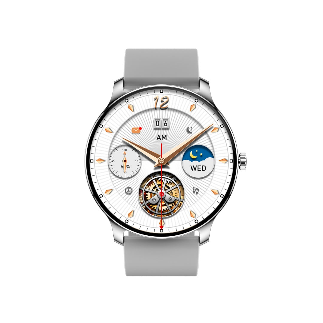New 1.43-inch AMOLED Screen Disc Ultra Thin Smart Watch Fitness Tracker