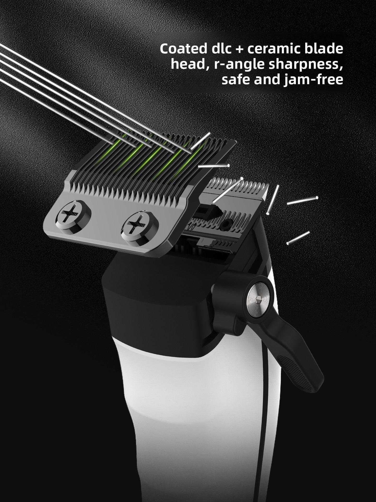 Professional Hair Clipper with Ceramic Blade