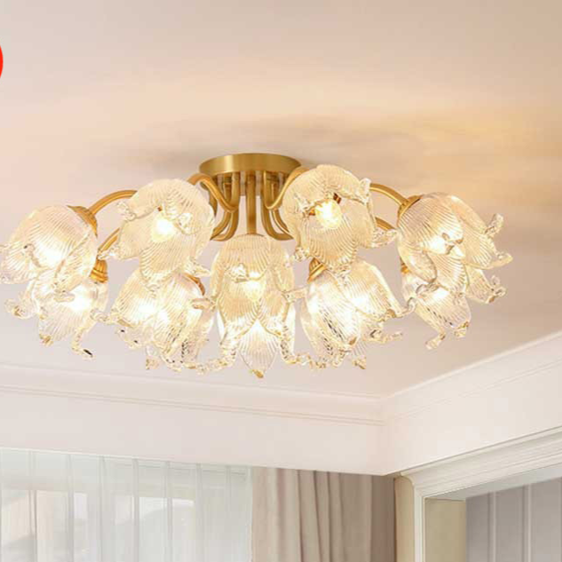 All-Copper Ceiling Lamp