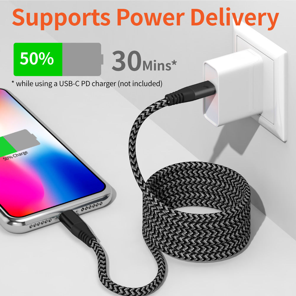 USB C to Lightning Fast Charging Cable