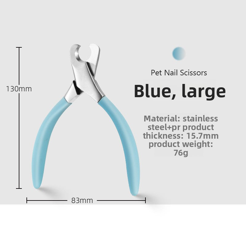 Stainless Steel Pet Nail Clippers for Dogs and Cats