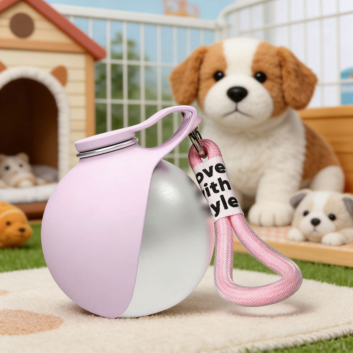 Foldable, High-Capacity, Portable Water Dispenser for Cats and Dogs