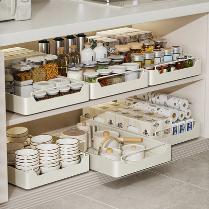 Pull-out Kitchen Cabinet Storage Drawer Organizer
