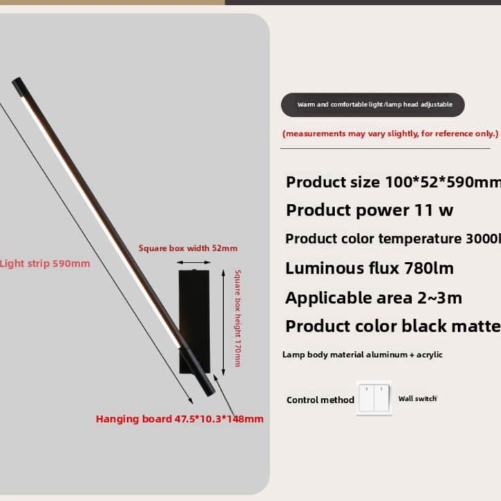 Rotatable Modern LED Wall Light