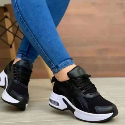 Women Platform Lace-up Casual Sneakers