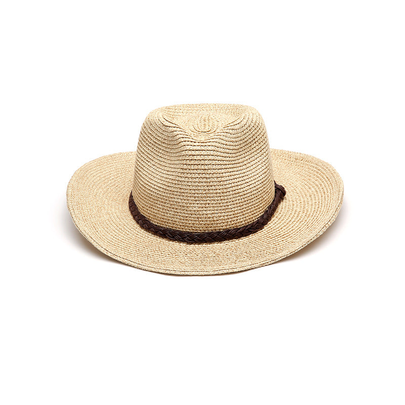 Foldable Straw Sun Hat for Outdoor Beach