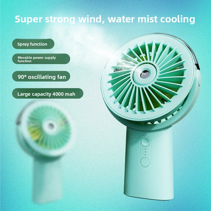 Rechargeable Handheld Humidifier Fan with USB