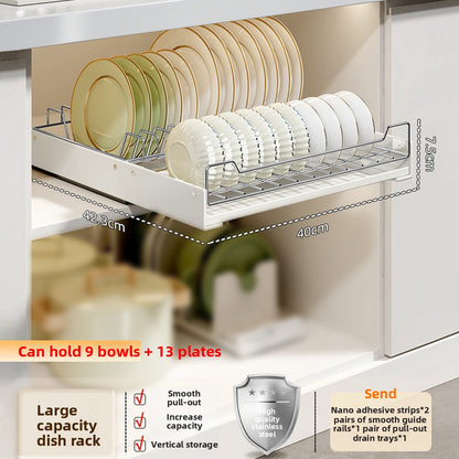 Pull-out Kitchen Cabinet Storage Drawer Organizer