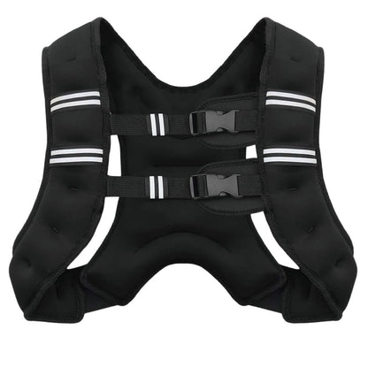 Adjustable Reflective Weight Vest for Fitness Training