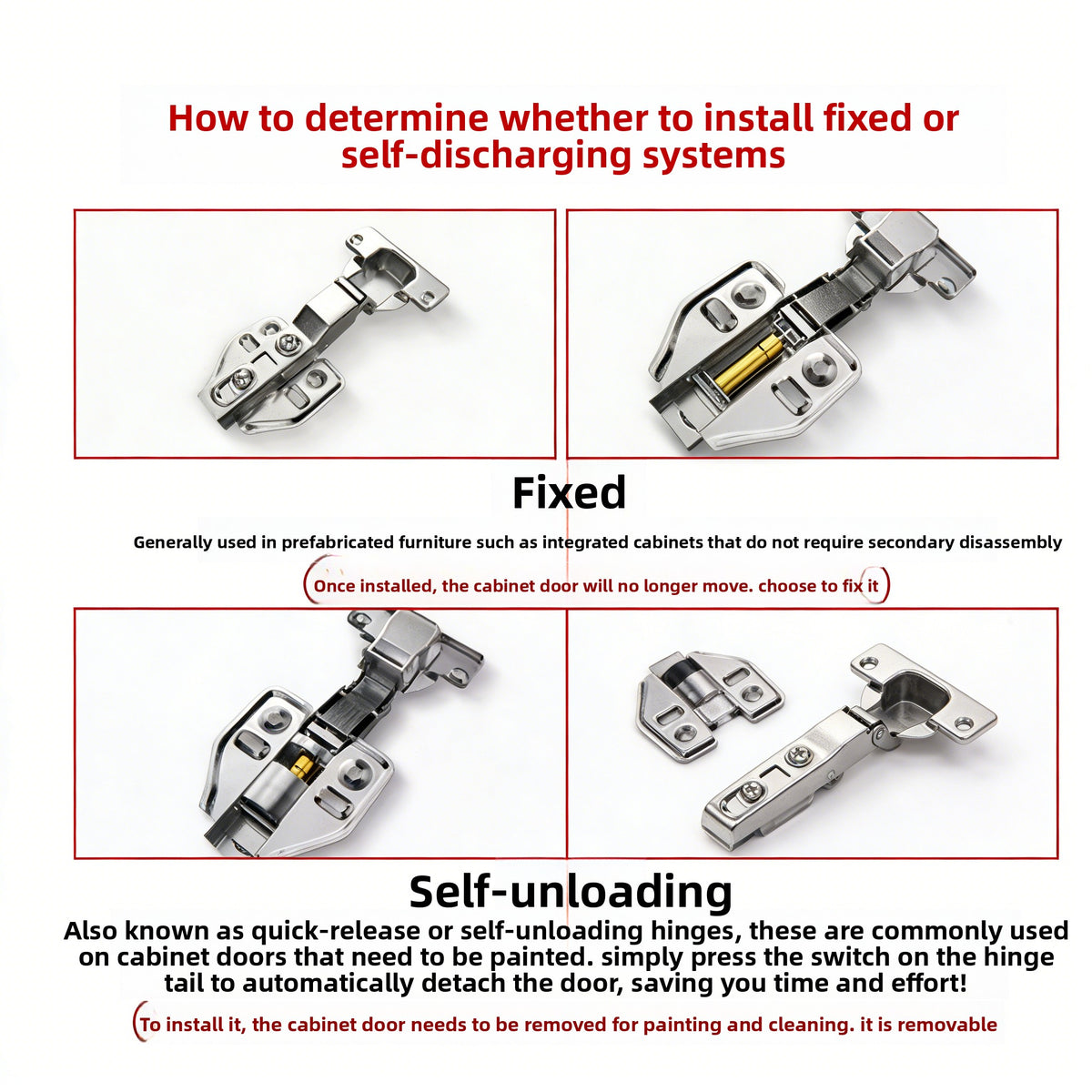 Stainless Steel Hydraulic Damping Cabinet Hinges