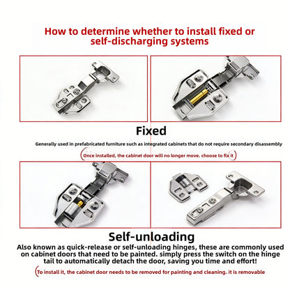 Stainless Steel Hydraulic Damping Cabinet Hinges