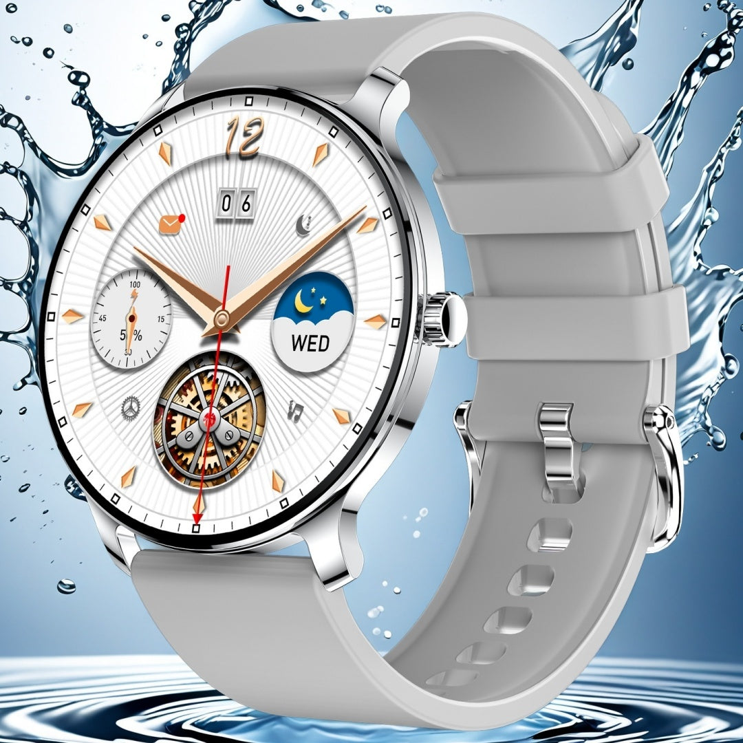New 1.43-inch AMOLED Screen Disc Ultra Thin Smart Watch Fitness Tracker