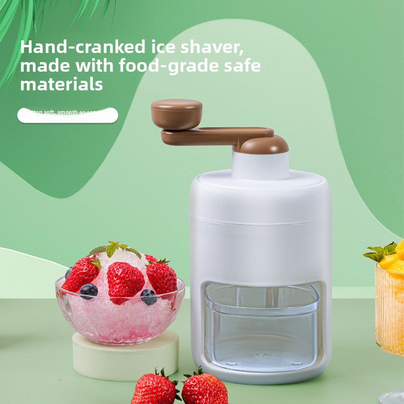 Household Small Manual Ice Planer Ice Cracker Hand Crushed Smoothie Machine