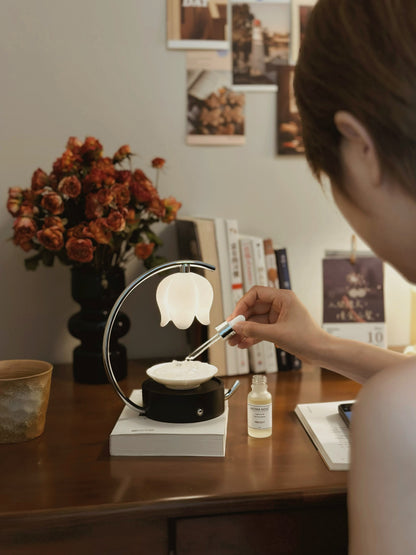 Lily of the Valley Aromatherapy Night Light with Essential Oil