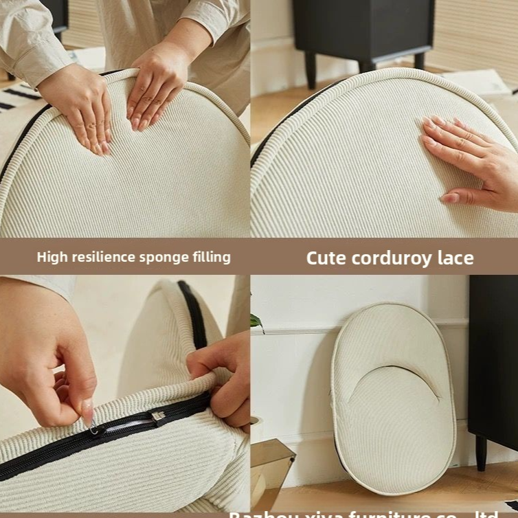 Foldable Lounge Chair with Backrest