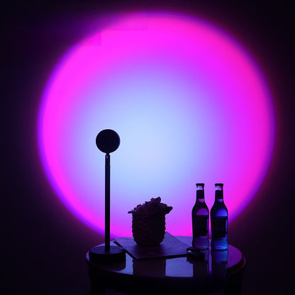Sunset Rainbow Projection Atmosphere Light