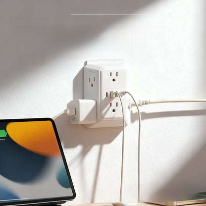 Multi Port Wall Power Outlet Converter