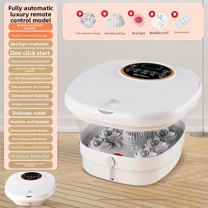 Foldable Electric Foot Bath with Heating and Massage