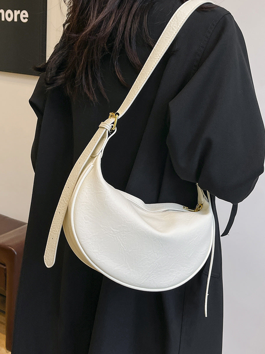 Retro Soft Leather Crossbody Bag