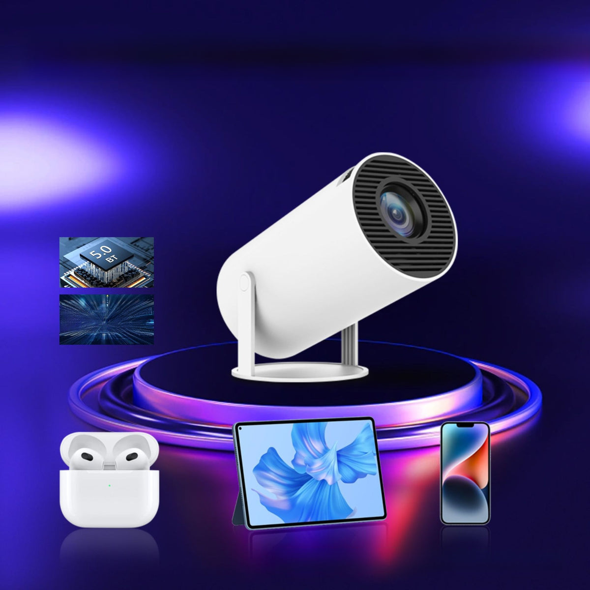 Portable Android WiFi Mini Projector