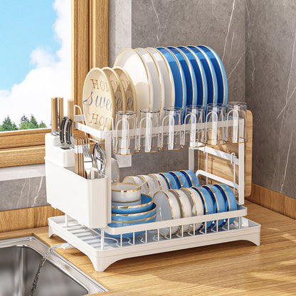Kitchen Bowl and Plate Storage Rack