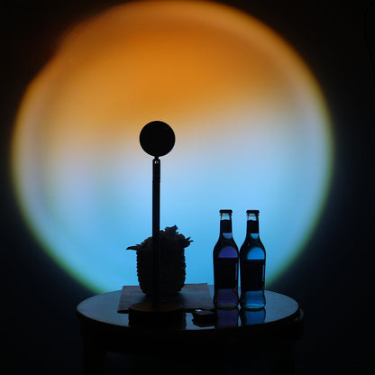Sunset Rainbow Projection Atmosphere Light