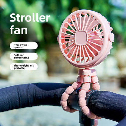 Octopus Handheld Rechargeable Mini Fan