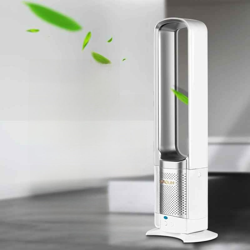 Air purification floor-mounted remote control fan