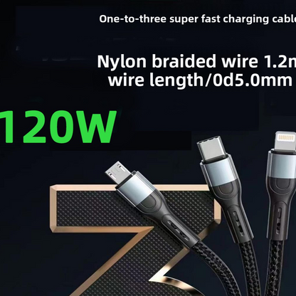 Aluminum Alloy Woven Fast Charging Data Cable