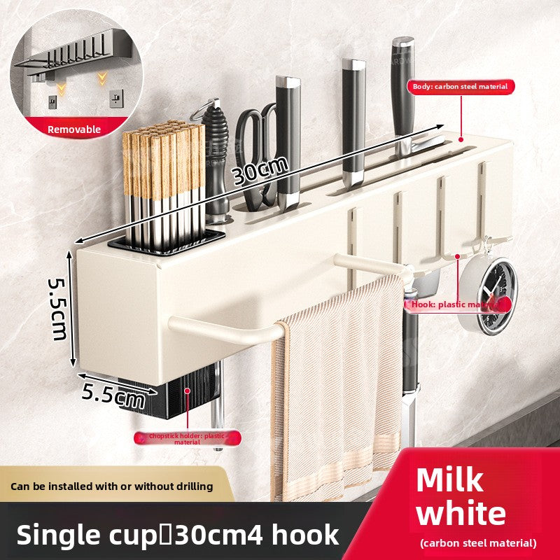 Wall Mounted Kitchen Knife and Utensil Holder