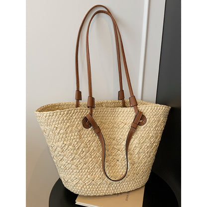 Fashion Beach Vacation Style Straw Woven Bag