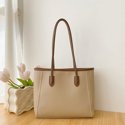 Retro Large Capacity Shoulder Tote Bag