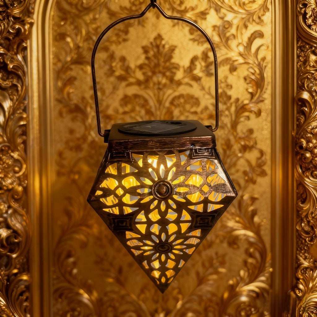 Solar Powered 3D Hollow Decorative Light