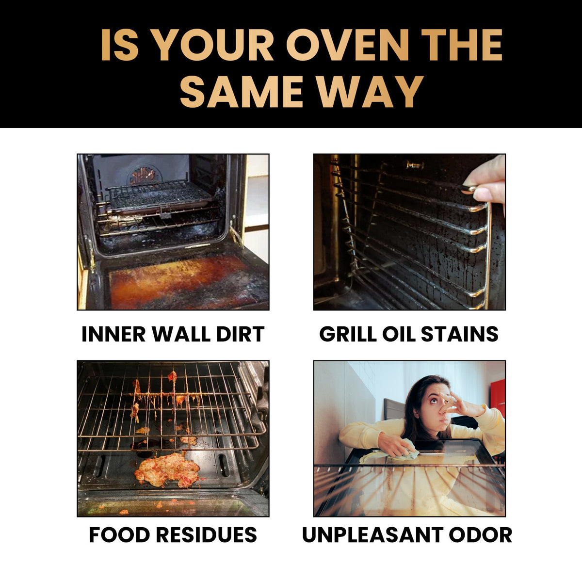 Oven Grill Cleaner Degreasing Deodorizing Agent