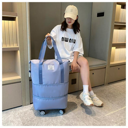 Large-capacity expandable luggage bag
