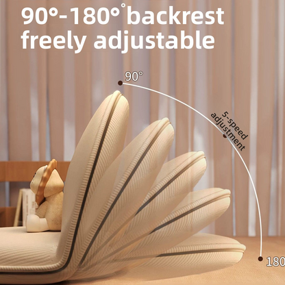 Foldable Lounge Chair with Backrest