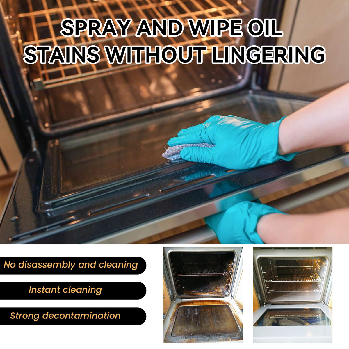 Oven Grill Cleaner Degreasing Deodorizing Agent
