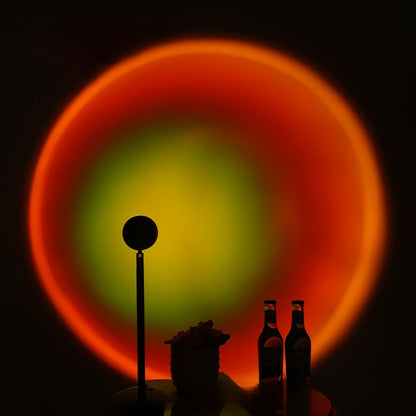 Sunset Rainbow Projection Atmosphere Light