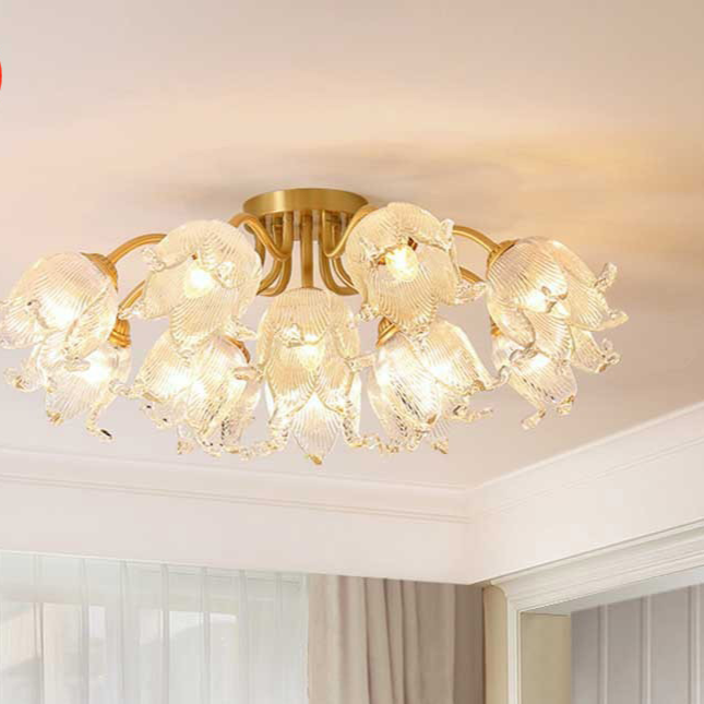 All-Copper Ceiling Lamp