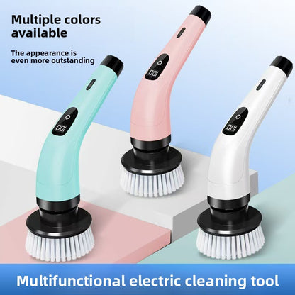 Multifunctional Electric Cleaning Brush for Household Surfaces